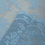 YJ YANJUN Vintage Lace Curtains 96 Inches Long-Victorian Floral Pattern Dusty - Image 6
