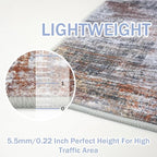 IOHOUZE Abstract Area Rugs 9x12 Ft Washable Large Rugs - Image 5