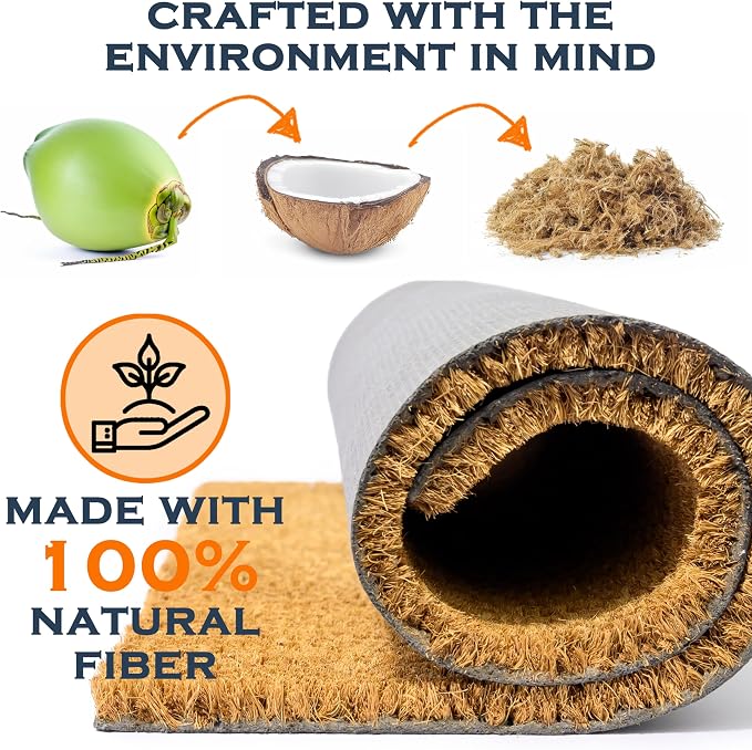MAINEVENT Blank Doormat Coir 30x17 Inch - Image 8