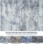 6x9 Area Rugs for Living Room Rug Washable: Abstract Rug for Dining Room - Image 8