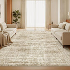 6x9 Rug for Living Room, Soft Low Pile Indoor Washable Rugs for Bedroom - Image 3
