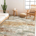 Area Rugs 6x9 for Living Room Bedroom, Modern Abstract Machine Washable Rug - Image 3
