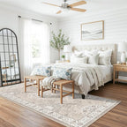 Washable 3x8 Kitchen Runner Rug: Indoor Oriental Hallway Carpet Low-Pile Stain - Image 2