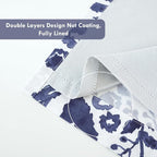 DriftAway Julia Lined Valance Double Layer Thermal Insulated Room Darkening - Image 2