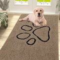 Smiry Dog Door Mat for Muddy Paws, Absorbent Dirt Trapper Non Slip Quick Dry by Smiry