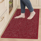 BEQHAUSE Kitchen Rugs 24"x36", Non-Slip Kitchen Mats by BEQHAUSE