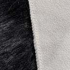 linmopm Faux Fur Rug Sheepskin Shag Fluffy Fuzzy Black 6x9 ft Rugs - Image 5