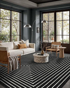 Latte&Fog 6x9 Area Rugs for Living Room Bedroom, Modern Abstract Washable Rug - Image 5