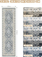 3x10 Runner Rug Non Slip Washable - Image 2