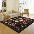 Rugcomf Living Room Rug 5x7 Rug Machine Washable Boho Area Rug Non Slip Floral - Image 7