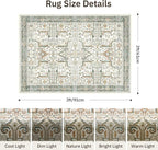 Washable 2x3 Entryway Area Rug - Image 2
