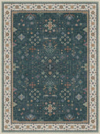 Hazo Haus Dark Green Vintage Living Room Rug 9x12 - Image 2