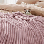 Bedsure GentleSoft Pink Fleece Blanket - Image 8