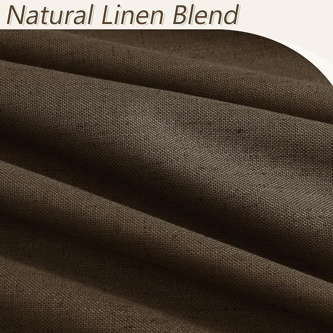 Guken 100% Blackout Curtains 84 Inch Length 2 Panels Set - Image 3