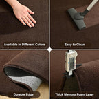Amearea Large Modern Area Rugs for Bedroom Living Room, 5x8 Feet Brown - Image 5