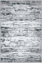 Lansny Modern Abstract 8x10 Large Machine Washable Living Room Rug Non-Slip - Image 9