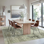 Abstract Rug 8x10 Large Living Room Neutral Modern Washable Area Rugs - Image 3