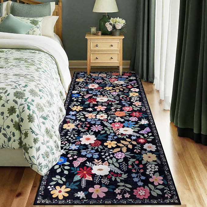 Runner Rug for Entryway: 2x6 Kitchen Rugs Non Slip Washable Ultra-Thin Soft - Image 2