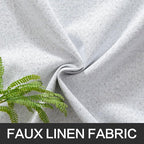MIULEE Linen Texture 90 Inches Curtains - Image 5