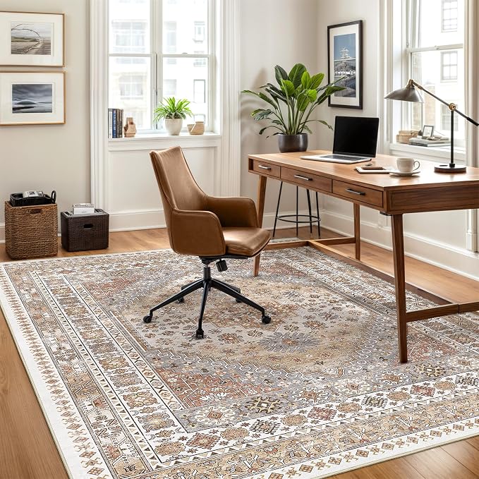 Area Rugs 5x7, Ultra-Thin Washable Rugs - Image 4