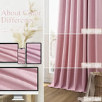 Guken 100% Blackout Curtains 120 Inch Length 2 Panels Set - Image 7