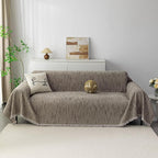MYSKY HOME Couch Covers for 3 Cushion Couch Sofa, Sectional Couch Cover L Shape - Image 2