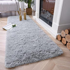 Chicrug Soft Runner Rugs for Bedroom Living Room Plush Fluffy Rug 3x8 Feet - Image 2