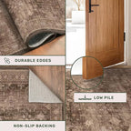 Hazo Haus Taupe Brown 5x8 Rug for Living Room - Image 5