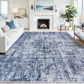 8x10 Area Rugs for Living Room Washable Rug: Anti-Skid Abstract Modern Living by Crority