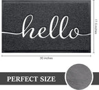 BeneathYourFeet Door Mat, Welcome Mat Low Profile Front Doormat Floor Mat Non - Image 2