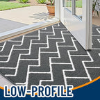 OLANLY Front Door Mat, Non-Slip Rubber Backing, Dirt Resistant and Absorbent - Image 3
