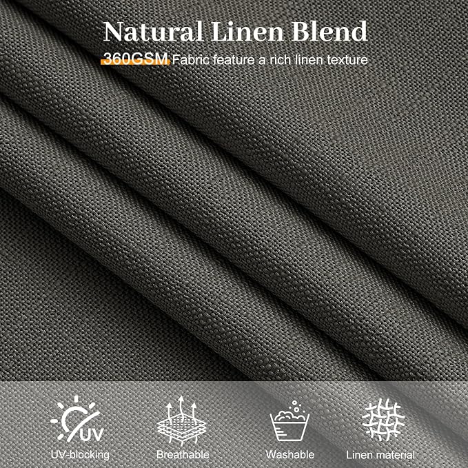Pinch Pleated Curtains 90 Inch Length - Image 5