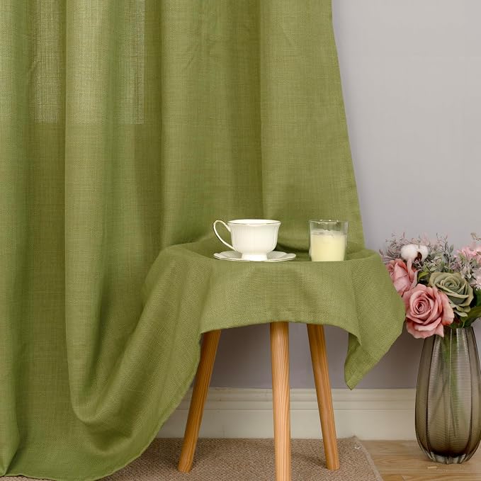 LAMIT 60 Inch Wide Linen Curtains - Image 8