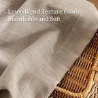 MYSKY HOME 108 Inches Long Taupe Sheer Curtains - Image 5