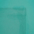 DWCN Teal Sheer Curtains Semi Transparent Voile Rod Pocket Curtains - Image 5