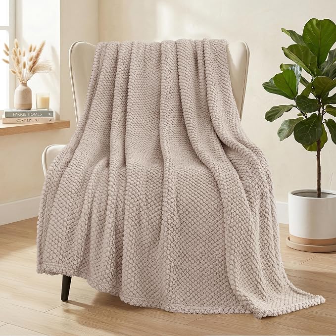 Whale Flotilla Extra Large Fuzzy Fleece Throw Blanket by WHALEFLOTILLA