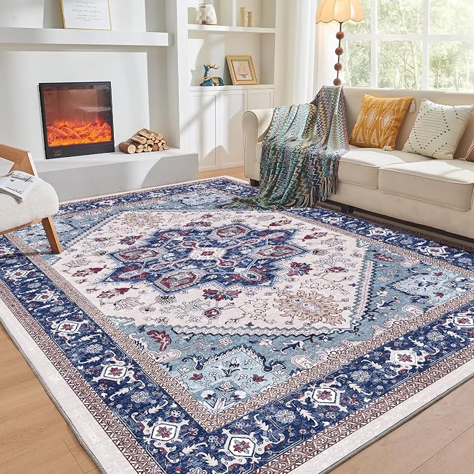 OPPODREAM Soft Area Rugs 9x12 Living Room, Washable Rugs 9x12 by OPPODREAM