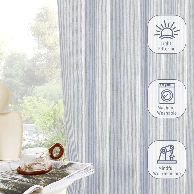 RYB HOME Kitchen Curtains 36 inch Length - Image 4