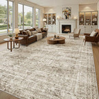 10x14 Area Rugs for Living Room, Non Slip Machine Washable Vintage Rugs - Image 2