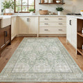 4x6 Area Rugs for Living Room, Vintage Washable Rugs for Dining Room, Home by Soalmost
