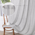 MYSKY HOME 108 Inches Long Ceiling Curtains, Light Filtering Boho Window Sheer by MYSKYHOME