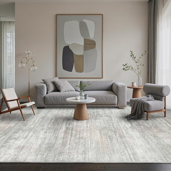 BEIMO Area Rugs 5x7 for Living Room Bedroom, Modern Abstract Machine Washable - Image 3