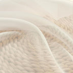 Chyhomenyc Cream Sheer Curtains 78 Inches Long 2 Panels Set - Image 7