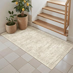 2x4 Washable Rugs for Kitchen, Powder Room Small Area Rug Non-Slip Vintage Low - Image 4