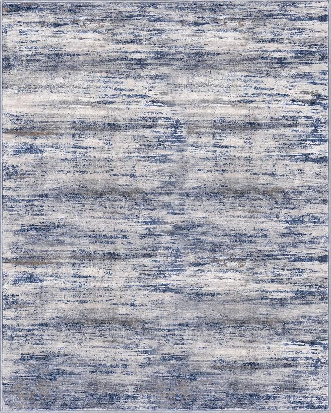 KOZYFLY Rugs for Living Room 8x10 Modern Ombre Living Room Area Rug, Washable - Image 8