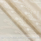 WAZZIO Boho Lace Curtains 2 Panels 63 Inches -Cute Vintage Victorian Sheer - Image 2