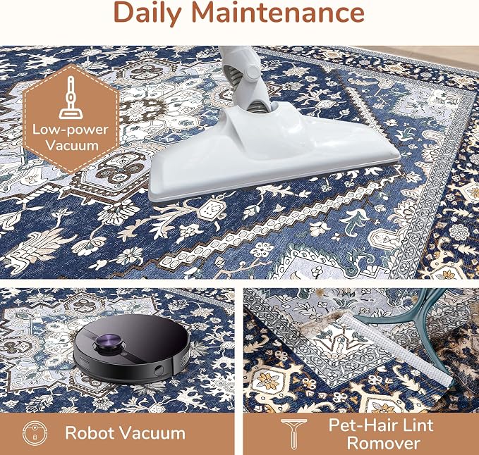 OPPODREAM Soft Entryway Rug 2x6, 2x6 Rug Runner, Washable Hallways Carpet 2 x 6 - Image 5