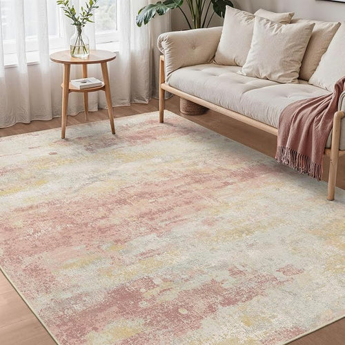 Area Rugs 8x10 for Living Room Bedroom, Modern Abstract Machine Washable Rug by BEIMO