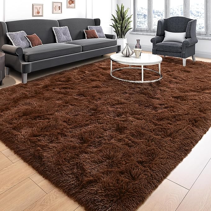 Tepook Super Soft Fluffy Rugs for Living Room, Shag 6x9 Area Rugs for Bedroom - Image 2