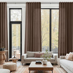 Cappuccino Linen Curtains 80 Inch Length - Image 8